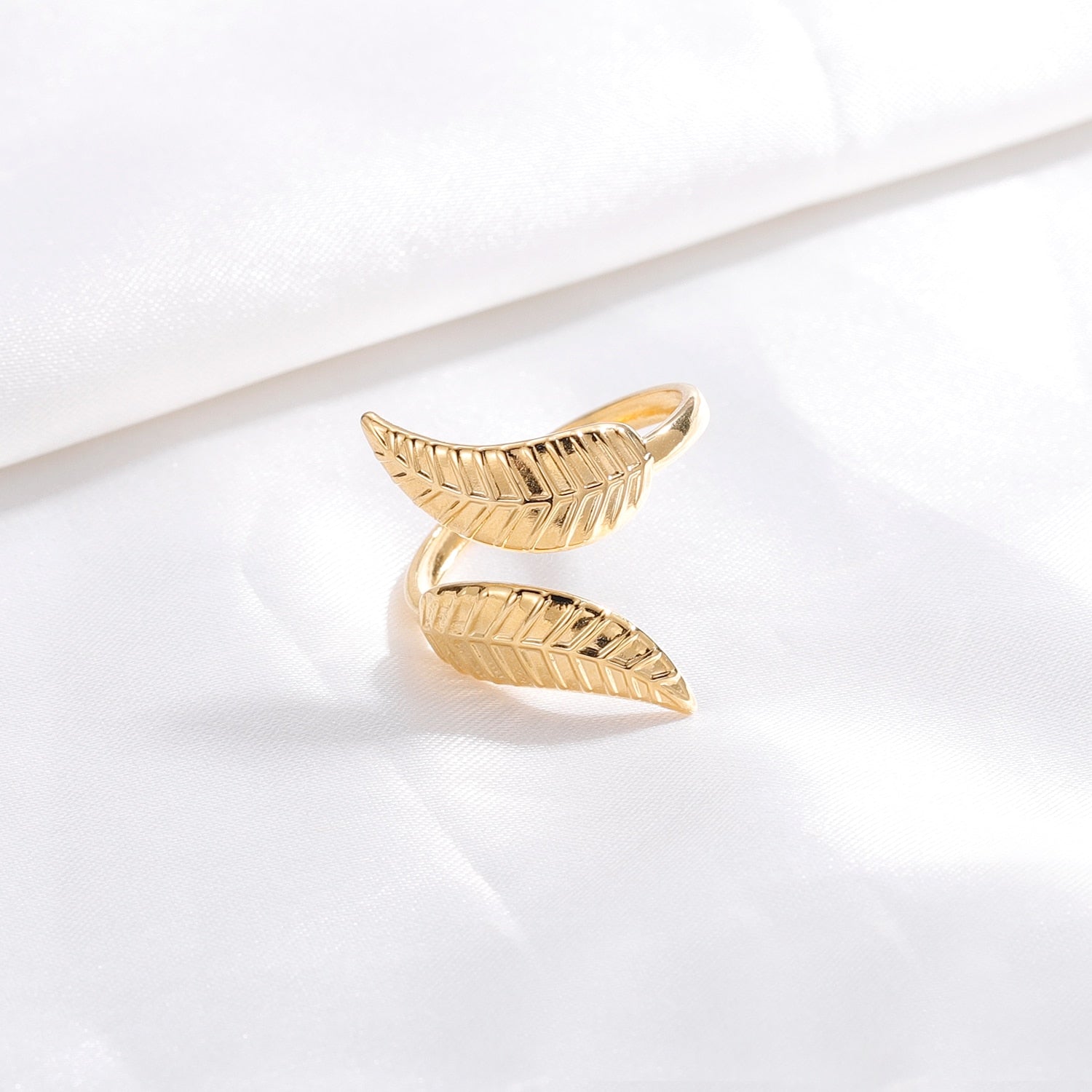Olive Leaf Ring | Stainless Steel