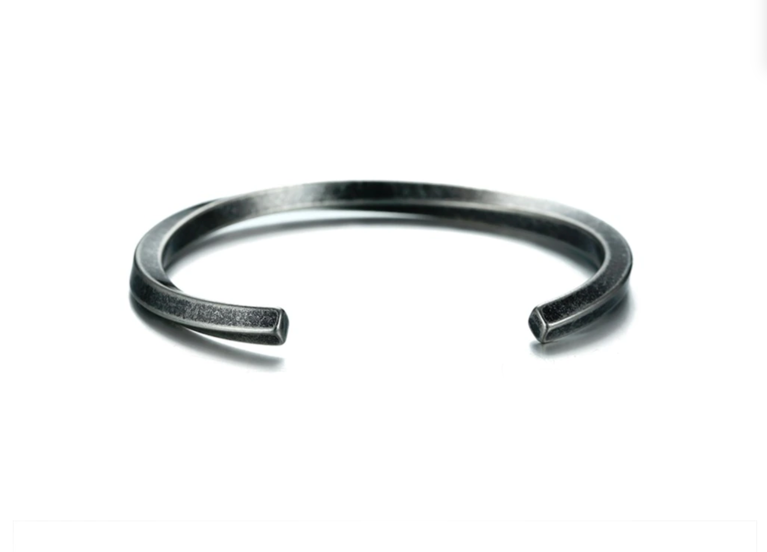 brazalete retorcido | Acero inoxidable