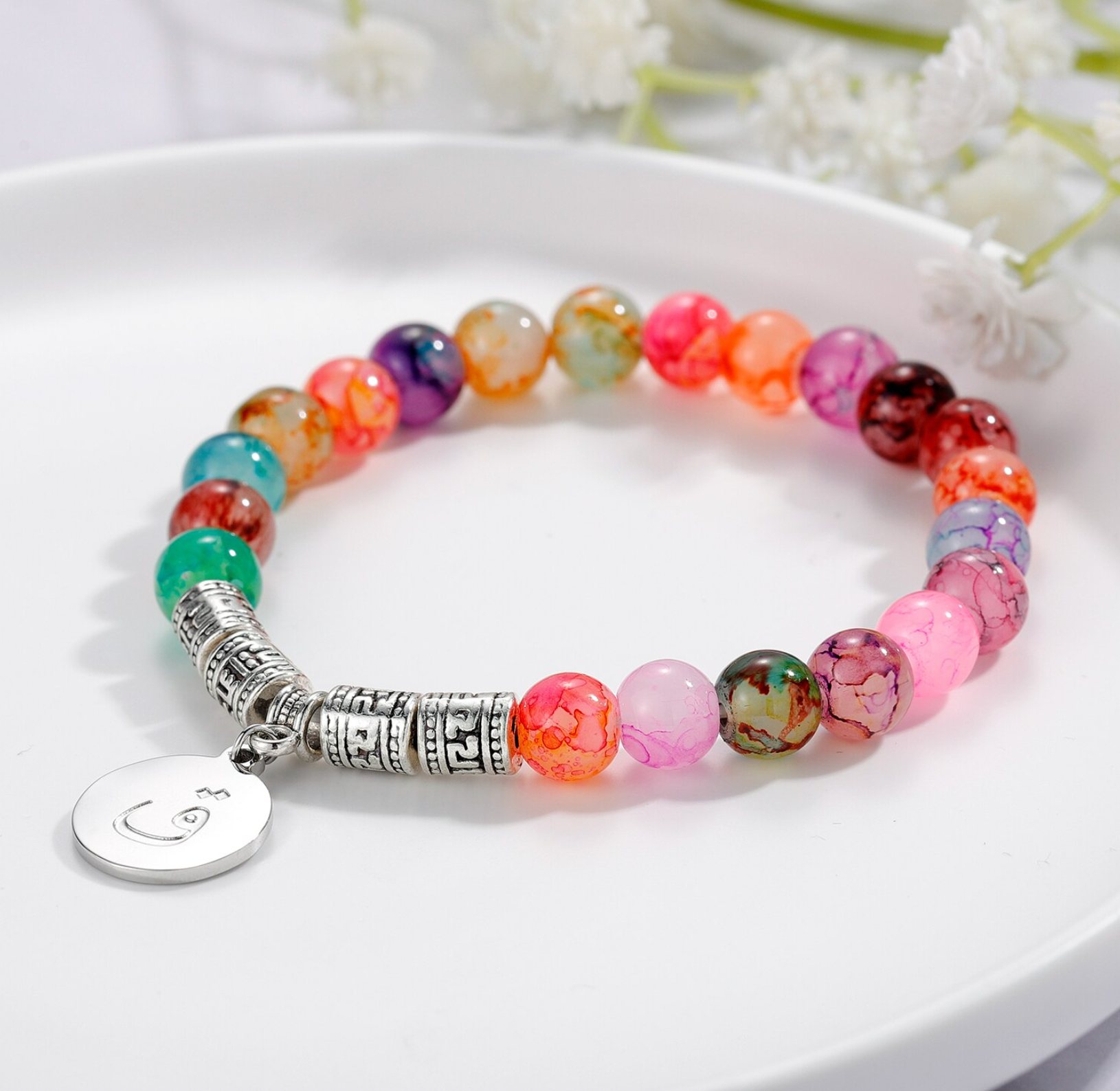 Personalized Initial Arabic Bracelet