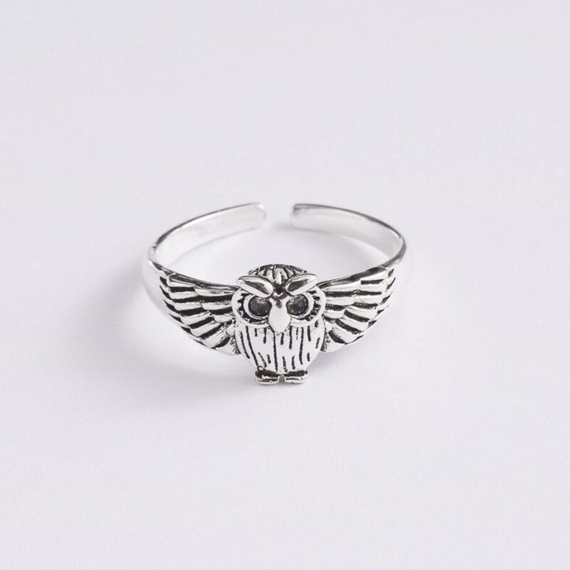 Retro Owl Ring | 925 Sterling Silver | Women Ring | Women Jewelry