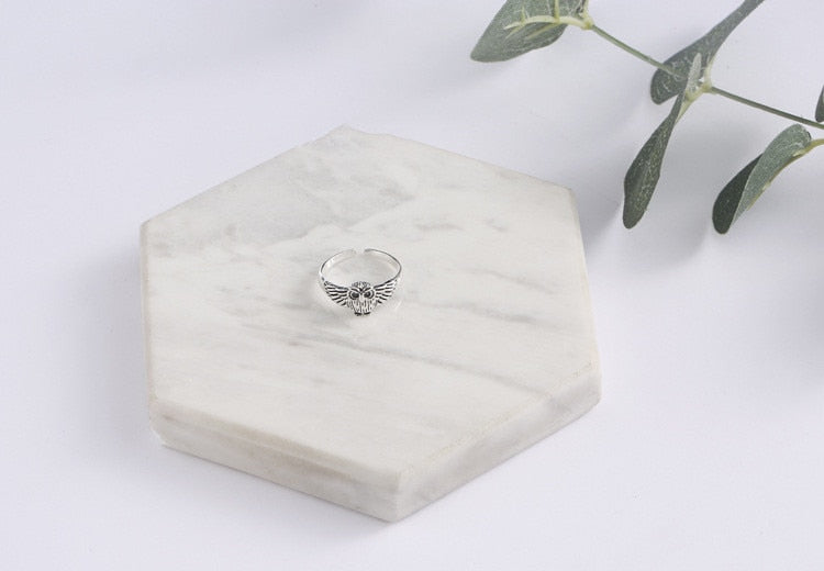 Anillo Retro Búho | Plata de Ley 925