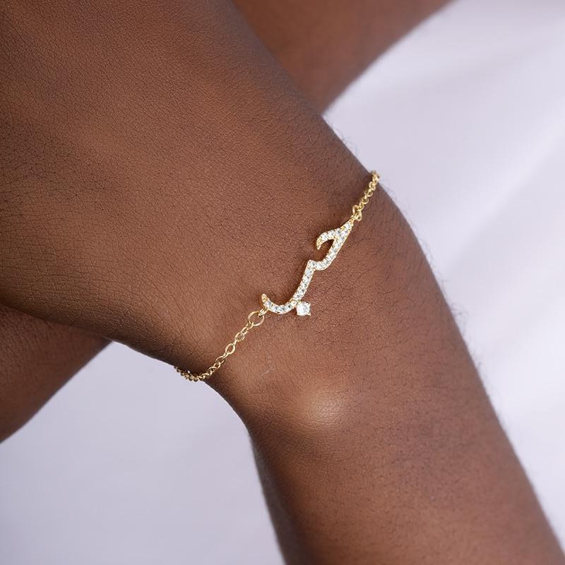 Arabic 'Love' Adjustable Diamonté Bracelet