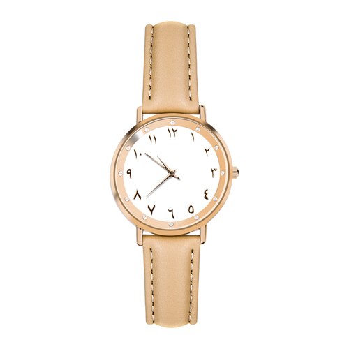 Lala Saffia VON-23 Women Arabic Numerals Dial Watch